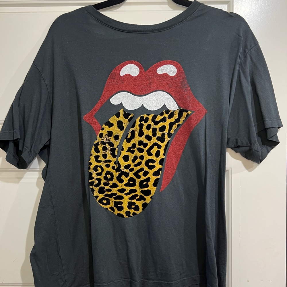 Free People Leopard Tongue Tee